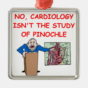 pinochle metal ornament