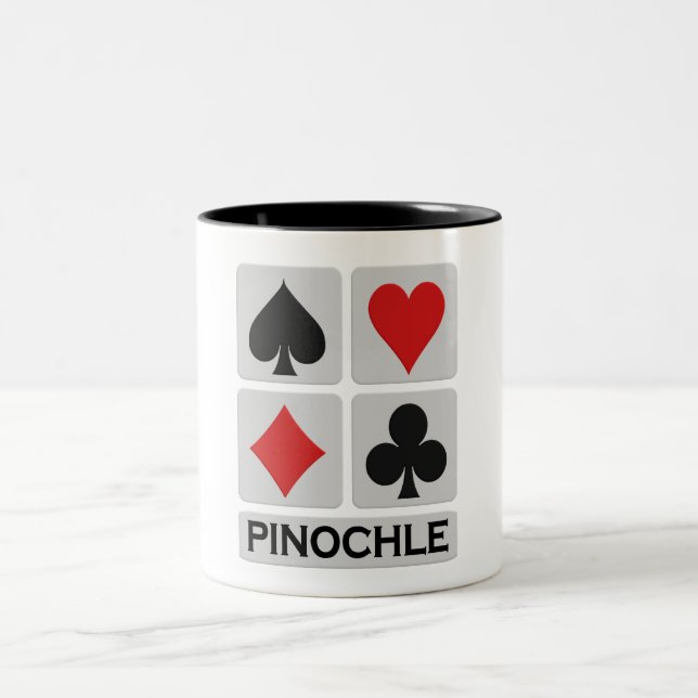 Pinochle mug - choose style & color (Center)
