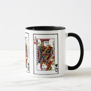 Pinochle Mug - Unique design for your card party