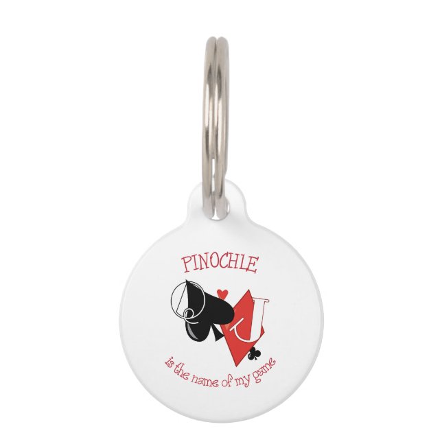 Pinochle Pet ID Tag (Front)
