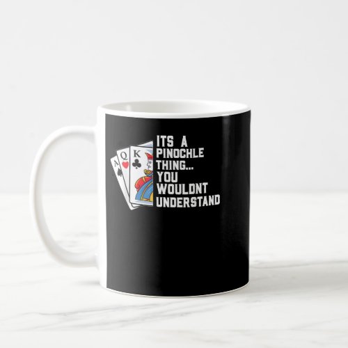 Pinochle Player Gif Funny Pinochle Card Game Coffee Mug