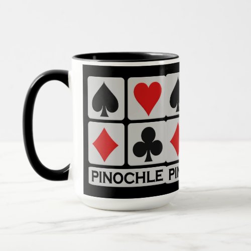 Pinochle Player mug _ choose style  color