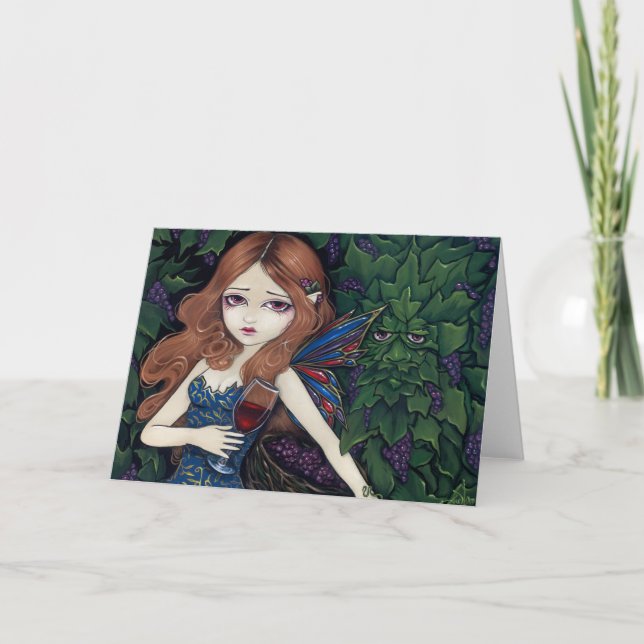 "Pinot Noir" Greeting Card (Front)