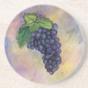 Pinot Noir Red Wine Grapes Coaster