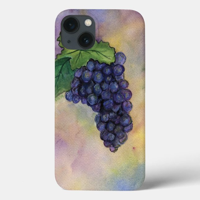Pinot Noir Red Wine Grapes iPad Case (Back)
