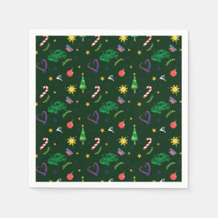 Pinoy Ako Filipino Christmas Pattern Napkins