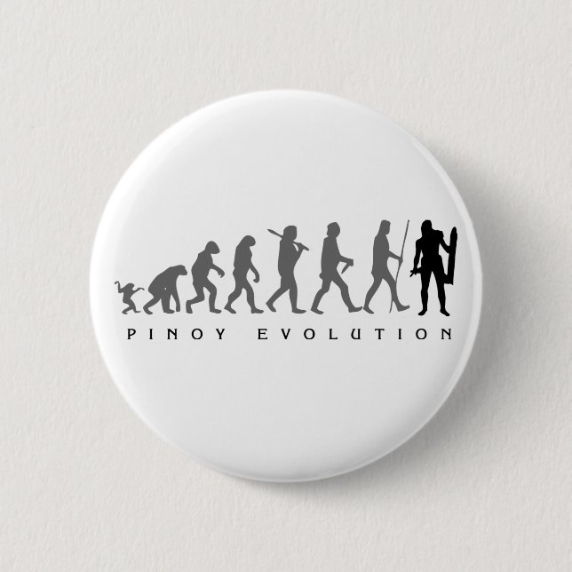 Pinoy Evolution Lapu Lapu Pinback Button (Front)