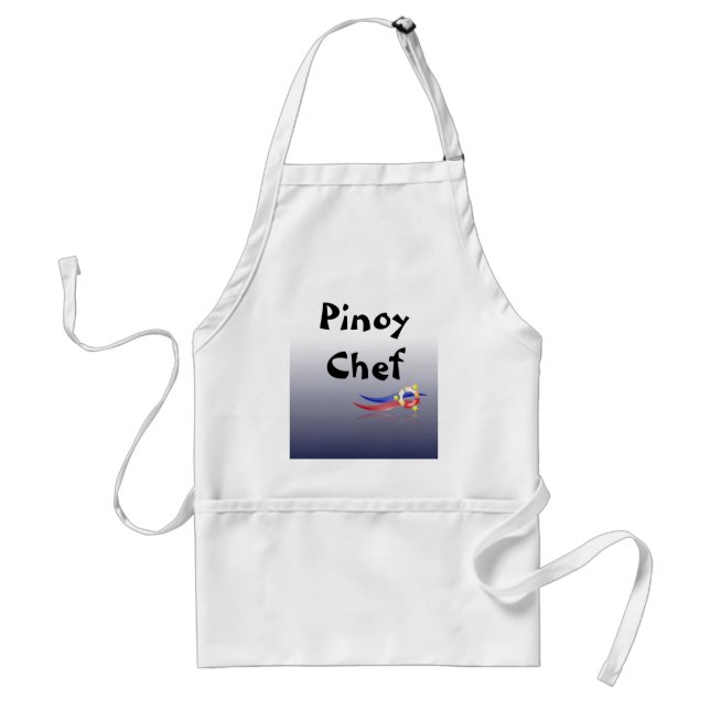 Pinoy, Filipino, Philippines CHef Adult Apron (Front)