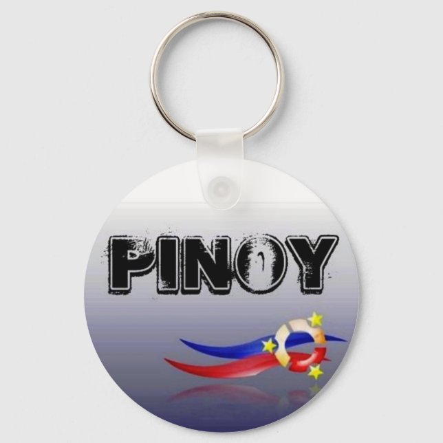 Pinoy, Filipino, Philippines Keychain (Front)