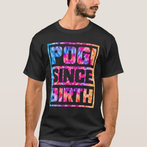 Pinoy Pogi Since Birth Funny Filipino Tie Dye Boys T_Shirt