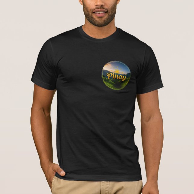 Pinoy Pride: Land of Gold and Green T-Shirt (Front)