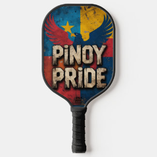 Pinoy Pride Pickleball Paddle Vintage Flag