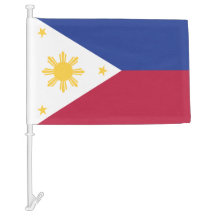 PinoyDesigns "Philippines" Car Flag