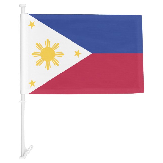 PinoyDesigns "Philippines" Car Flag (Front)