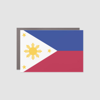 PinoyDesigns Philippines Flag Car Magnet