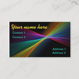 Pinpoint Rainbow Gay Pride LGBT Business Card