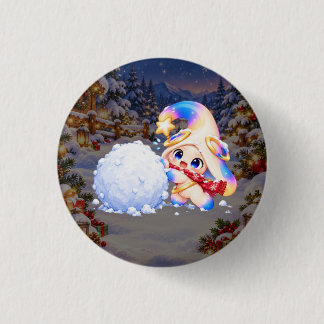 Pin's Zessi et sa boule de neige - Collection Noël Button