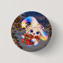 Pin's Zessi et son cadeau - Collection Noël