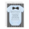 Pinstripe Black Blue Baby Boy Shower