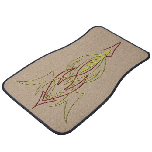 Pinstripe Car Floor Mat