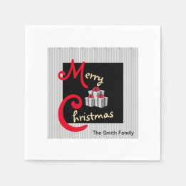 PinStripe Holiday Napkins