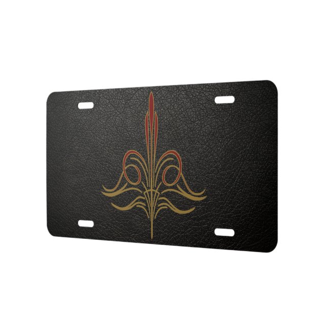 Pinstripe License Plate (Left)