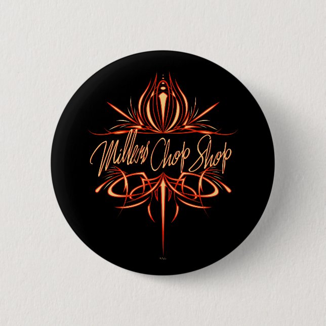 Pinstripe Logo I Button (Front)