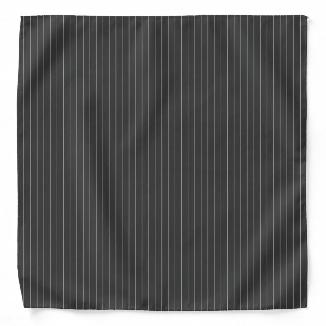 Pinstripe Pattern Bandana (Front)