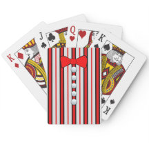 Pinstripes And A Red Bow Tie
