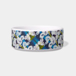 Pinstripes Pattern Pet Bowl<br><div class="desc">Pinstripes Abstract Orchid Pet Bowl by Artist Tammy Terres</div>