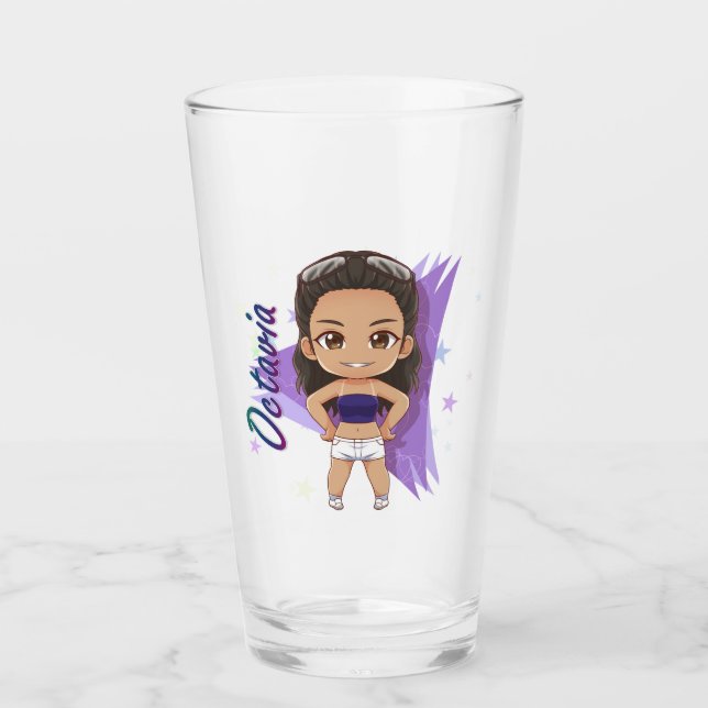 Pint Glass - Octavia Chibi (Front)