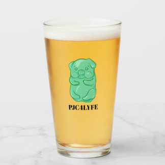 Pint Glass pig