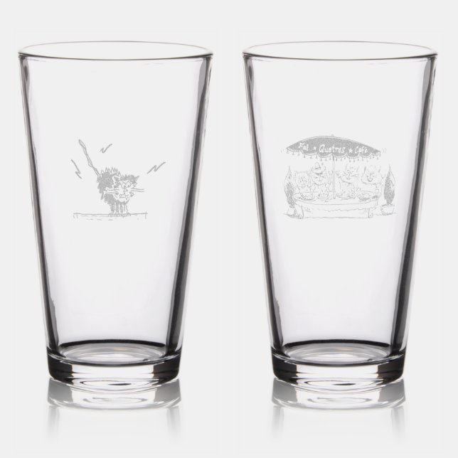 Pint glasses (Glassware)