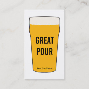 Pint of Beer 2 (variation) Business Card