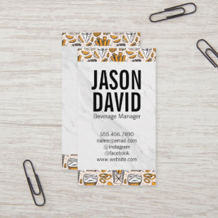 Pint of Beer Hops Business Card