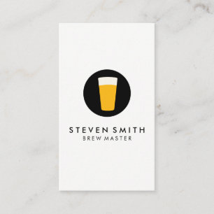 Pint of Beer Logo Business Card