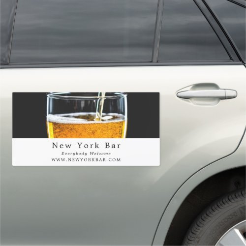 Pint of Beer PubBrewery Car Magnet