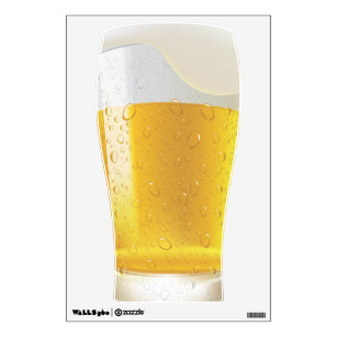 Pint of Lager-Beer Wall Sticker