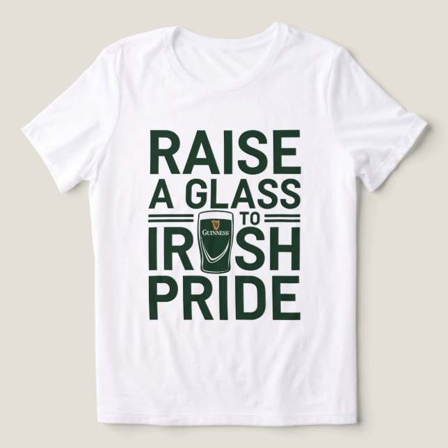 Pint of Pride Tri-Blend Shirt (Design Front)