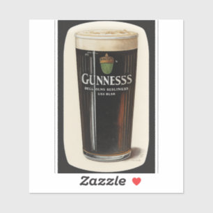 Pint of stout sticker