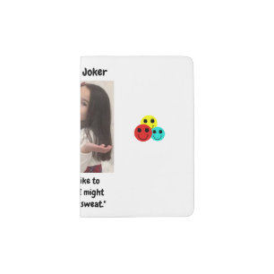 Pint Size Joker Design: Exercise And Sweat Passport Holder