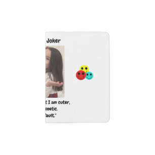 Pint Size Joker: Genetic Cuteness Not My Fault Passport Holder
