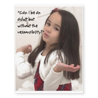 Pint Size Joker: Irresponsible Adult Temporary Tattoos