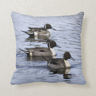 Pintail Duck Trio Pillow