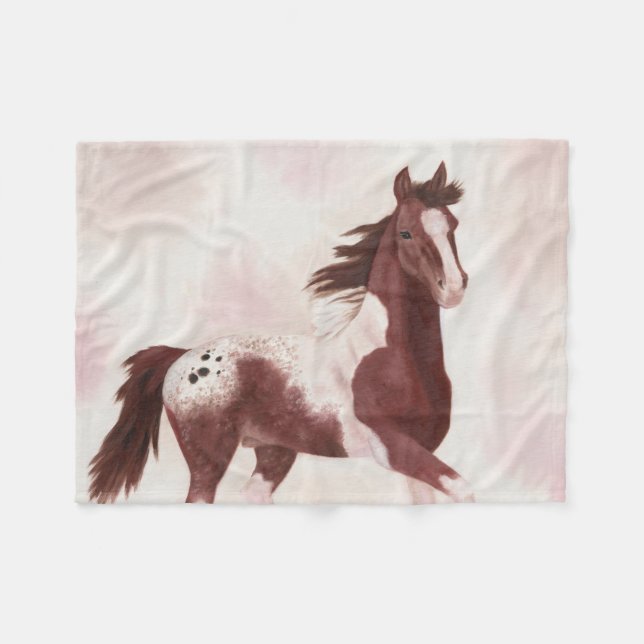 Pintaloosa Horse fleece (Front (Horizontal))