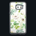 Pinted white anemone flowers on cream OtterBox samsung galaxy s6 edge plus case<br><div class="desc">Painted white anemone flowers on cream design great for any occasion</div>