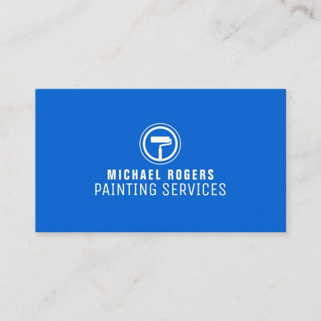 Pinter logo professional elegant cover business card (Front)