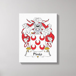 Pinto Family Crest Canvas Print