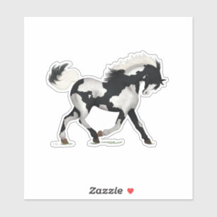 PInto Horse Paint Pony Piebald Overo Equestrian Sticker
