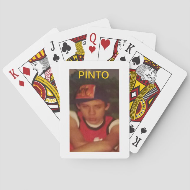 Pinto Playing Cards (Back)